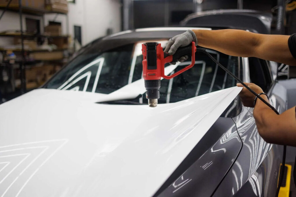Car Body Wrapping 1 car wrapping process